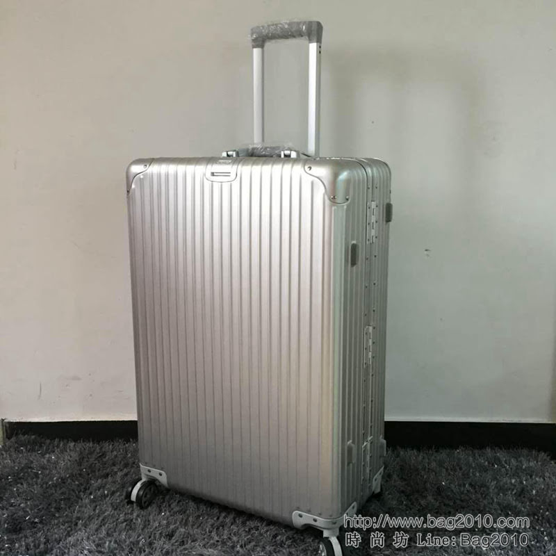 RIMOWA日默瓦 拉箱/拉杆箱Classic flight 系列 全鋁鎂合金 1801經典款 高級手工坊精品 20寸登機箱  xbt1103